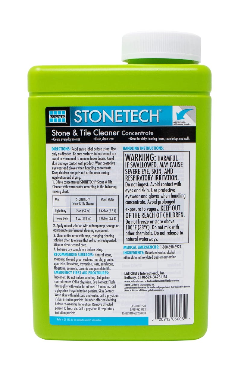 STONETECH Stone & Tile Cleaner, 1 Quart/32OZ (946ML) Bottle - Image 2
